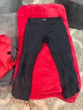 Kyodan Black Active Leggings with Logo Waistband